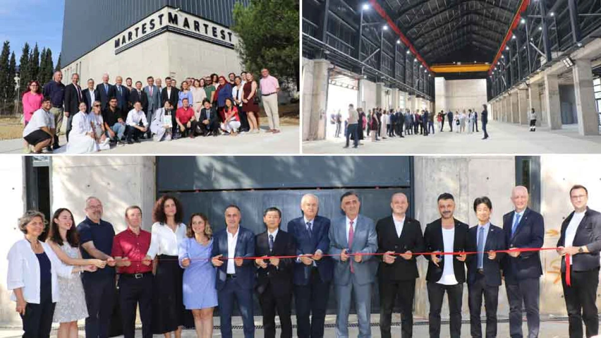 Afet ve Depremler için Gebze'de MARTEST Binası Açıldı