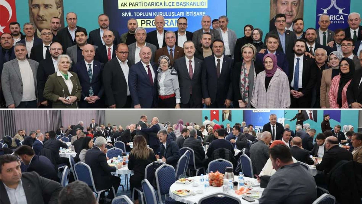 AK PARTİ DARICA'DAN STK'LAR İLE KAHVALTILI İSTİŞARE