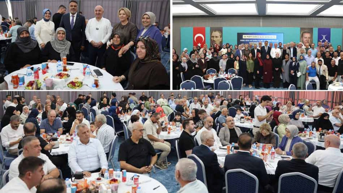 AK PARTİ DARICA'DAN YEMEKLİ AHDE VEFA BULUŞMASI