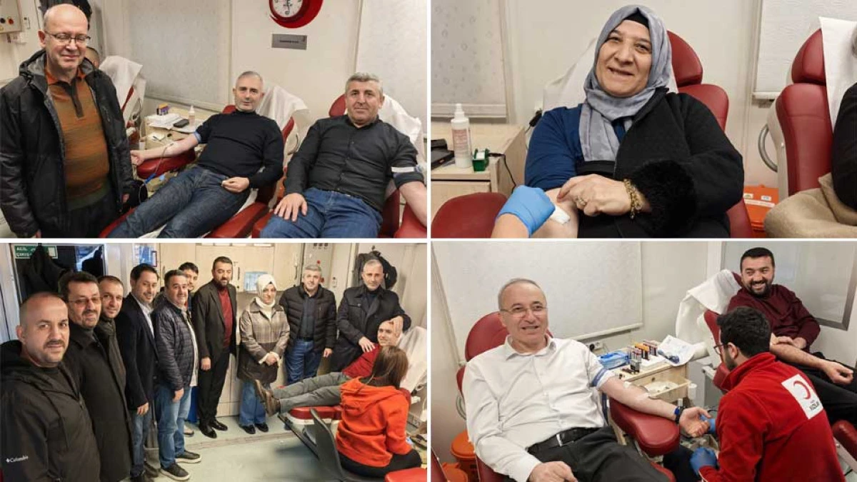 AK PARTİ GEBZE KAN VERDİ