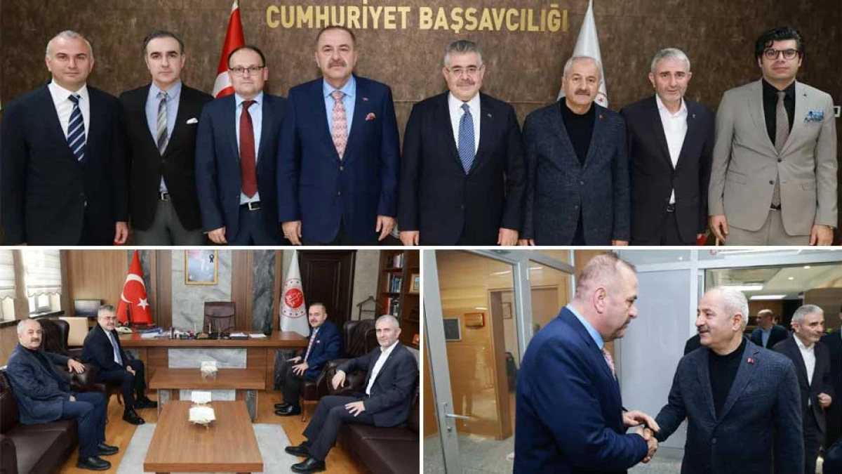 AK PARTİ GEBZE'DEN CUMHURİYET BAŞSAVCISI METİN USLU'YA &Uuml;ST D&Uuml;ZEY ZİYARET