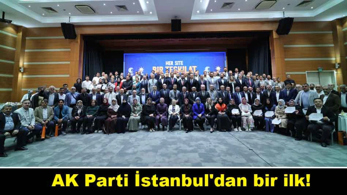 AK Parti İstanbul'dan bir ilk!