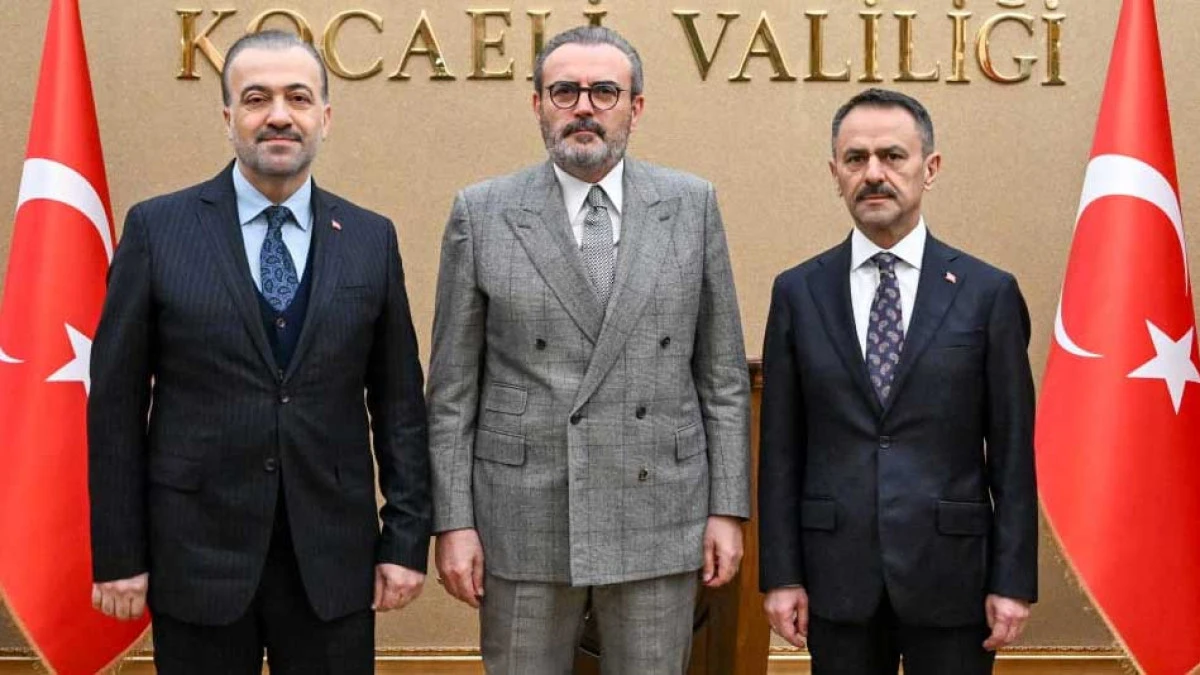 AK PARTİ MKYK &Uuml;YESİ &Uuml;NAL'DAN VALİ AKTAŞ'A ZİYARET