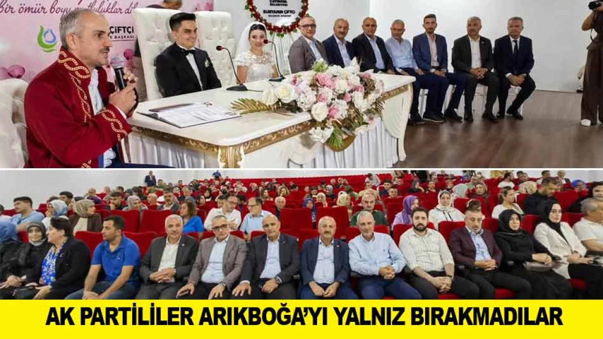 AK PARTİLİLER ARIKBOĞA&rsquo;YI YALNIZ BIRAKMADILAR