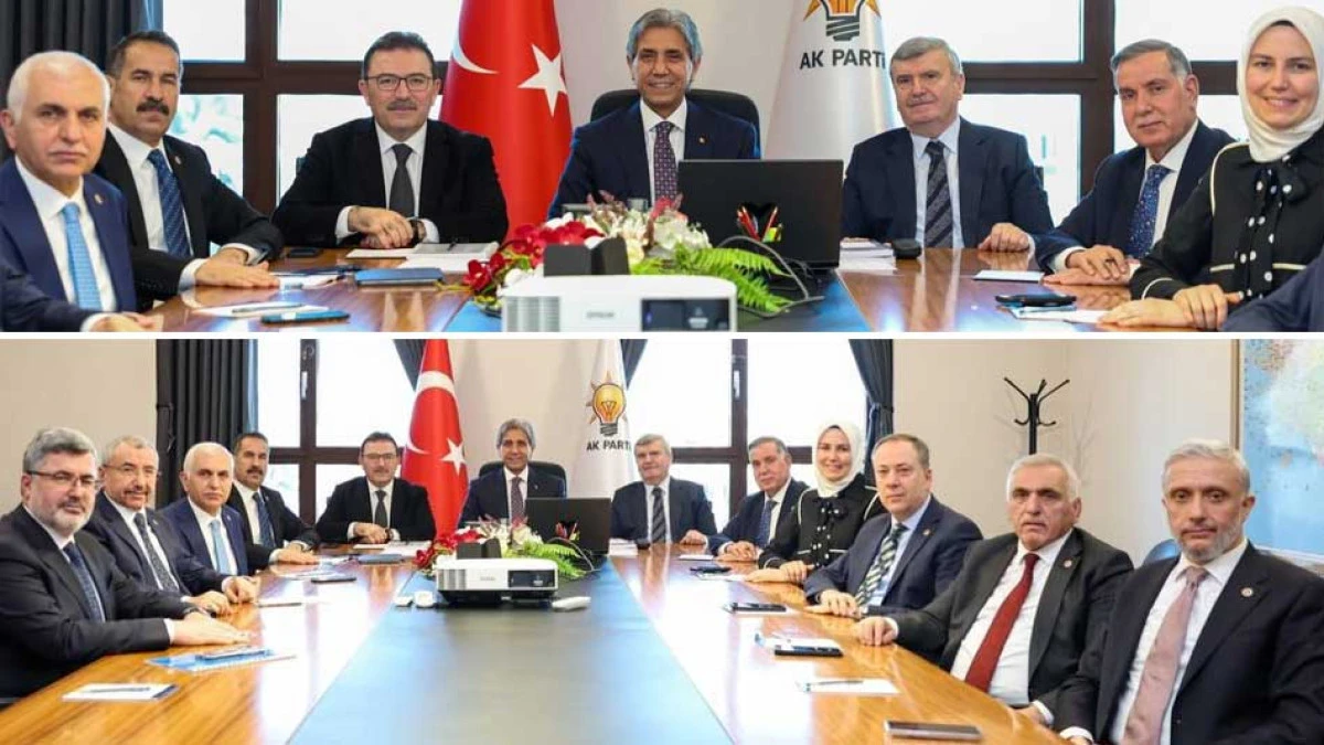 AK PARTİNİN BELEDİYE BAŞKANLIĞI YAPMIŞ OLAN MİLLETVEKİLLERİ TOPLANDI