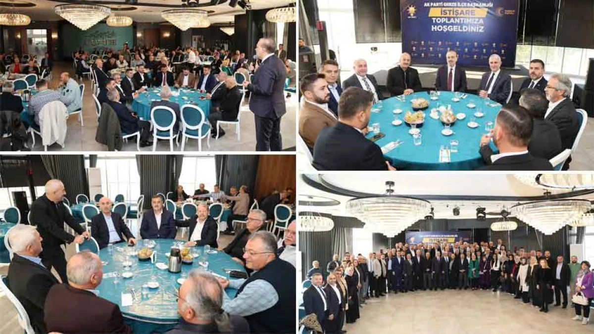 BAŞKAN TALUS AK PARTİ GEBZE İLE İSTİŞAREYE GELDİ