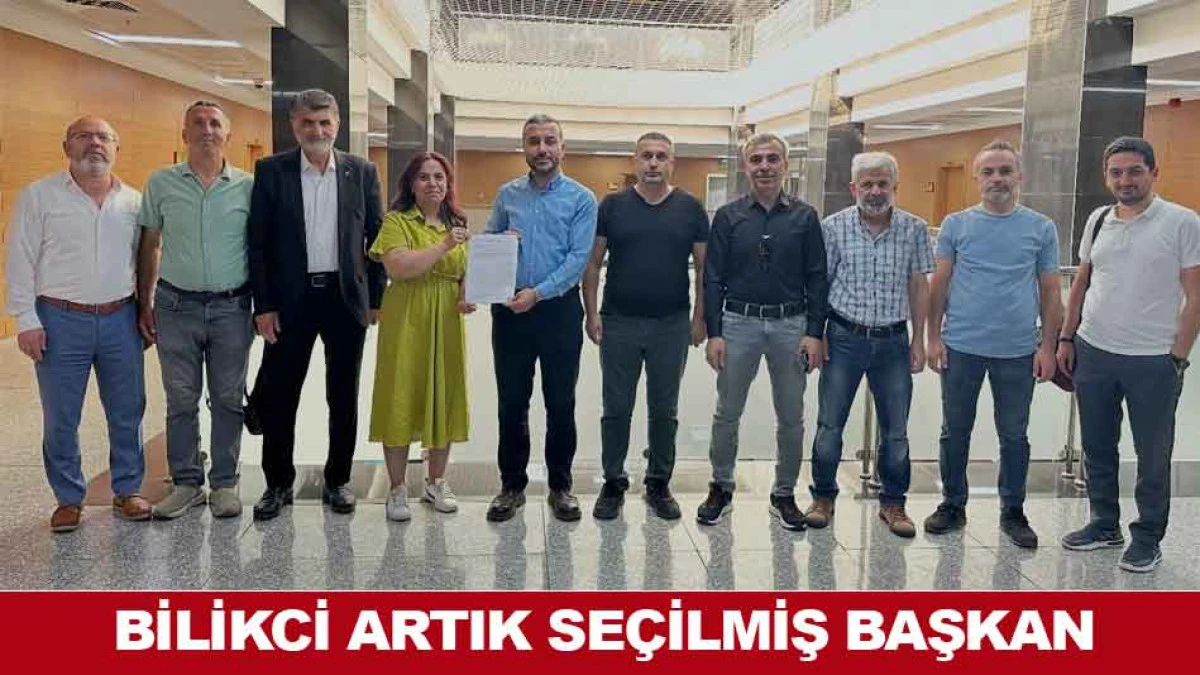 BİLİKCİ ARTIK SE&Ccedil;İLMİŞ BAŞKAN