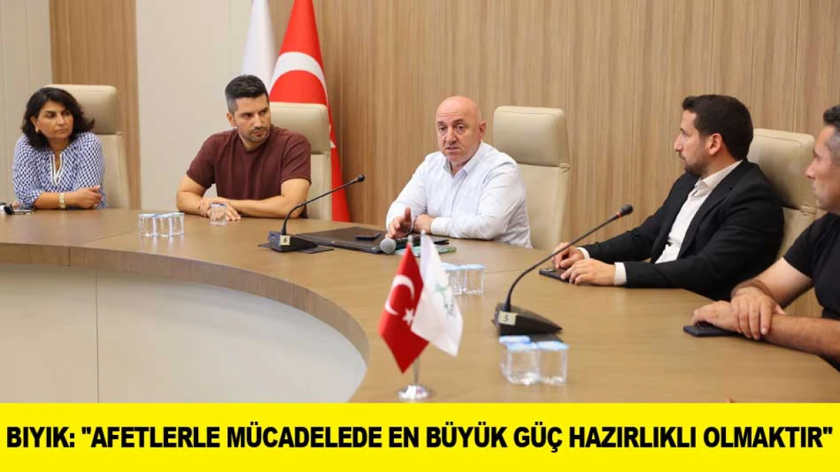 BIYIK: ''AFETLERLE M&Uuml;CADELEDE EN B&Uuml;Y&Uuml;K G&Uuml;&Ccedil; HAZIRLIKLI OLMAKTIR''