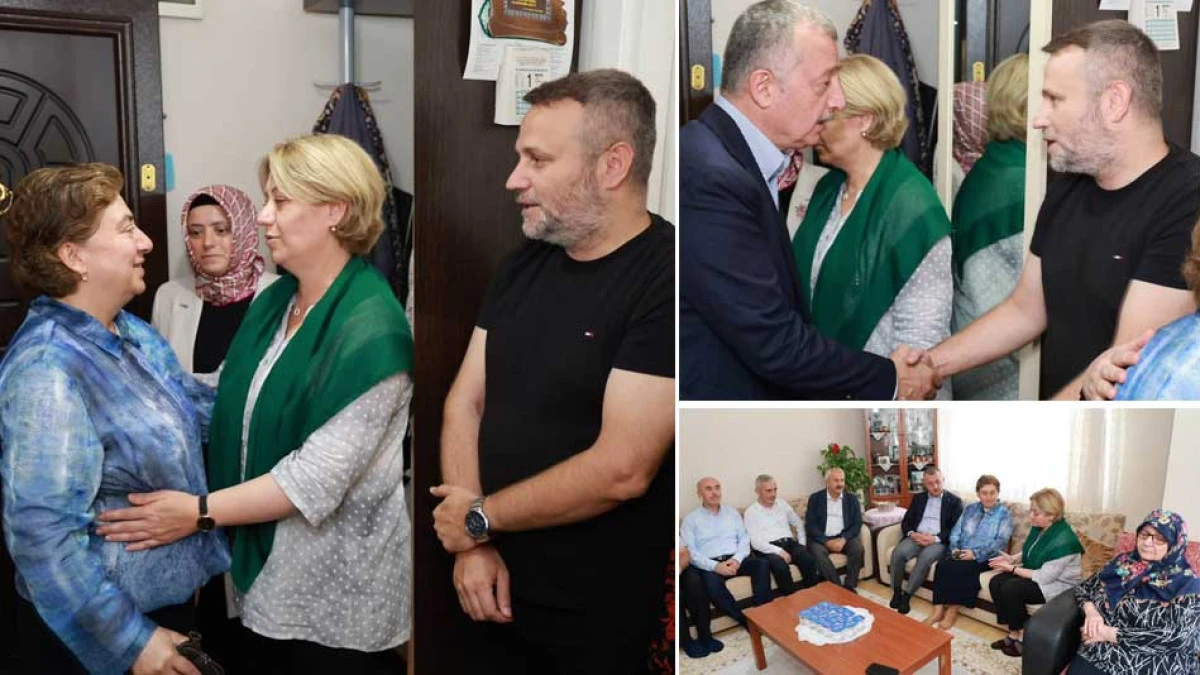 B&Uuml;Y&Uuml;KAKIN &Ccedil;İFTİ YASEMİN &Ouml;ZDEMİR'İ ZİYARET ETTİ