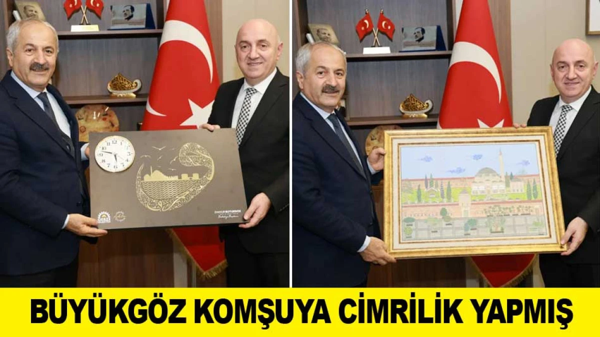 B&Uuml;Y&Uuml;KG&Ouml;Z KOMŞUYA CİMRİLİK YAPMIŞ