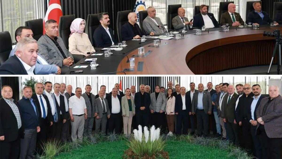 B&Uuml;Y&Uuml;KG&Ouml;Z MUHTARLARI TOPLADI