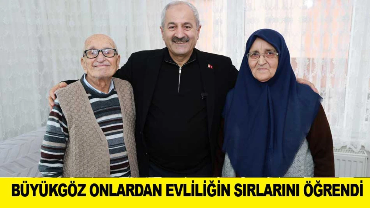 B&Uuml;Y&Uuml;KG&Ouml;Z ONLARDAN EVLİLİĞİN SIRLARINI &Ouml;ĞRENDİ