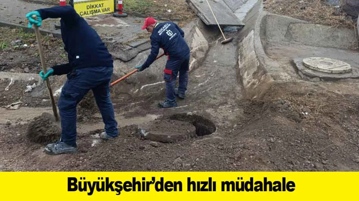 B&uuml;y&uuml;kşehir&rsquo;den hızlı m&uuml;dahale