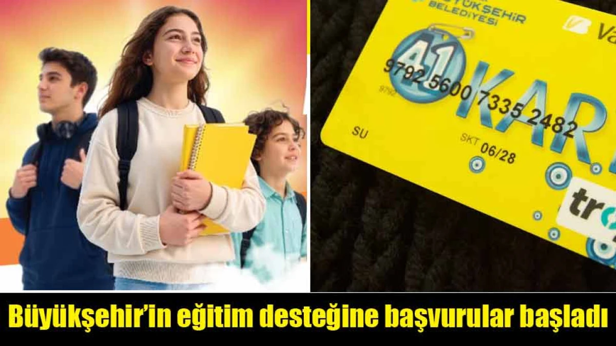 B&uuml;y&uuml;kşehir&rsquo;in eğitim desteğine başvurular başladı