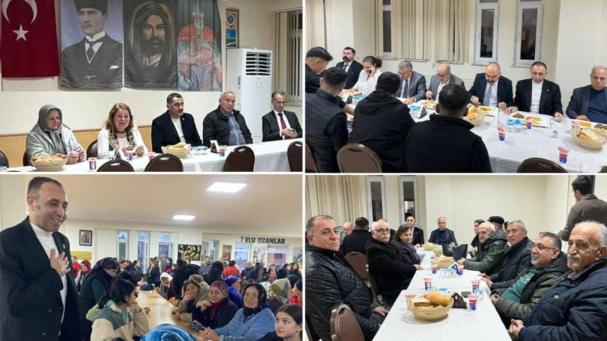 &Ccedil;AYIROVALILAR HIZIR LOKMASINDA BULUŞTU