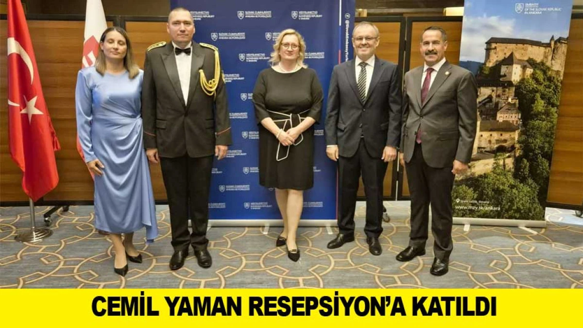 CEMİL YAMAN RESEPSİYON&rsquo;A KATILDI