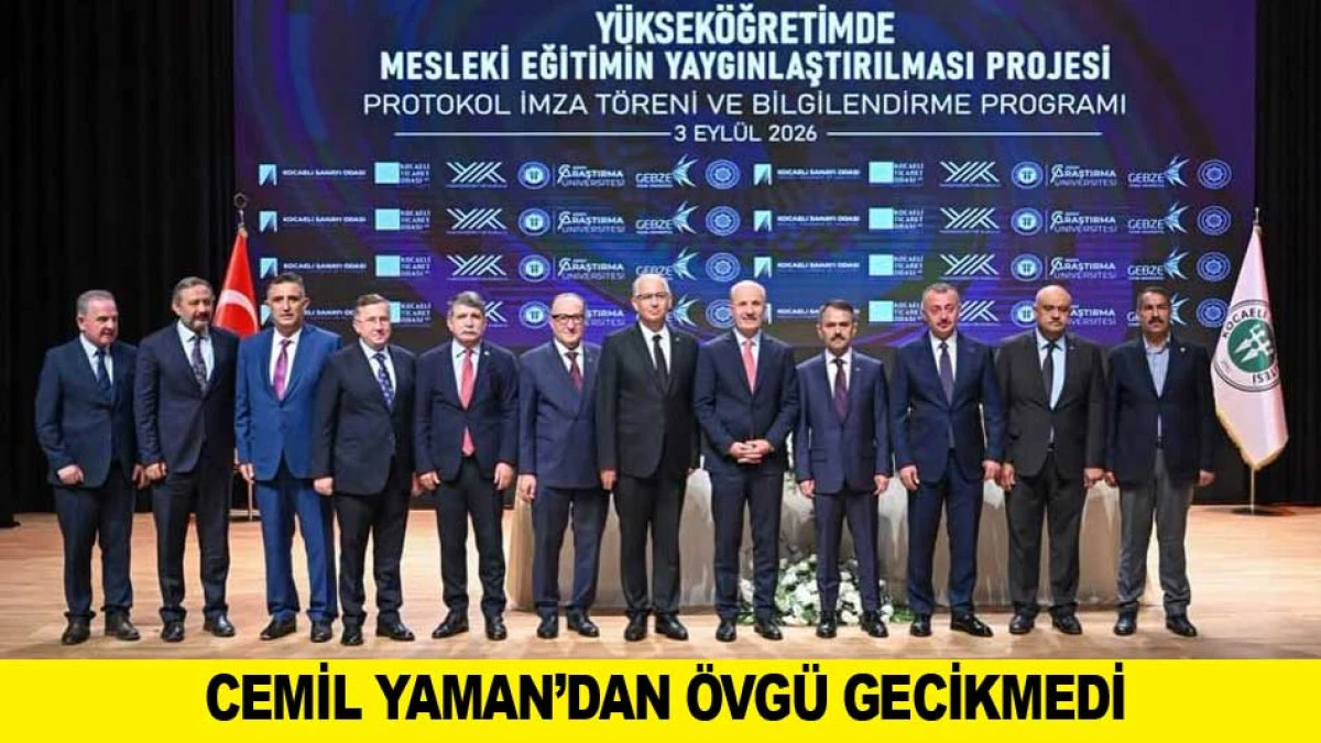 CEMİL YAMAN&rsquo;DAN &Ouml;VG&Uuml; GECİKMEDİ
