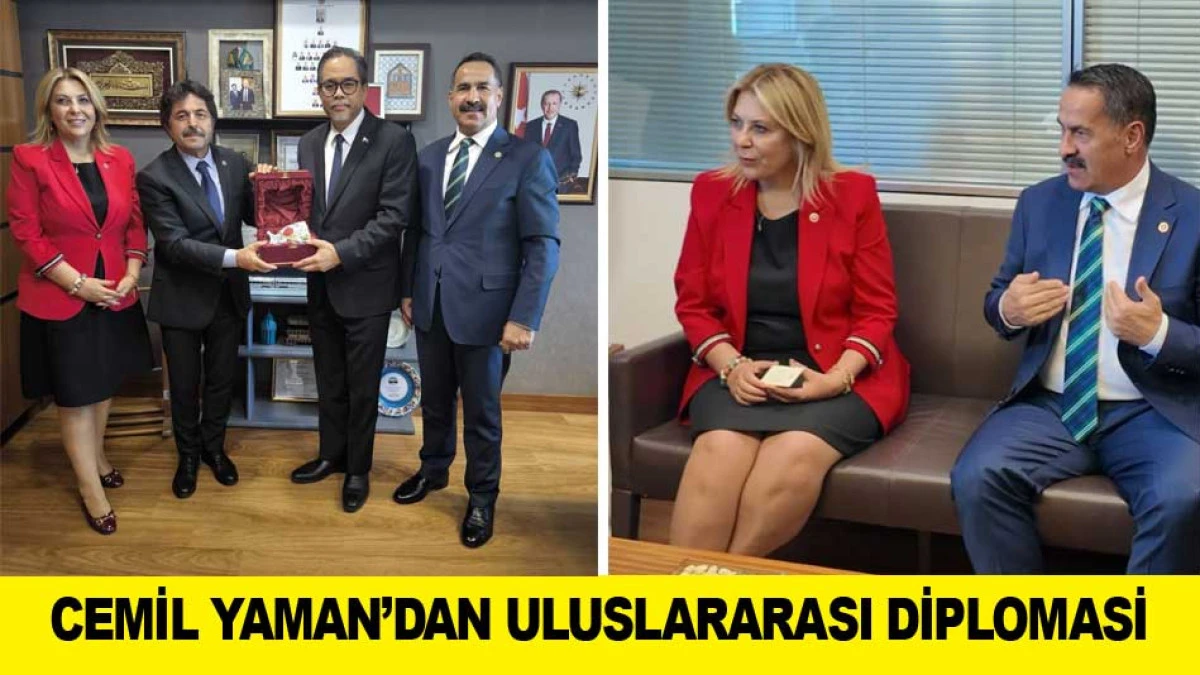 CEMİL YAMAN&rsquo;DAN ULUSLARARASI DİPLOMASİ