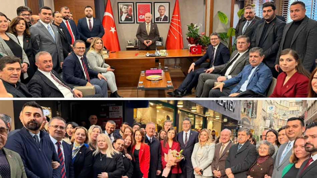 CHP KOCAELİ ENSAR AYTEKİN'İ AĞIRLADI