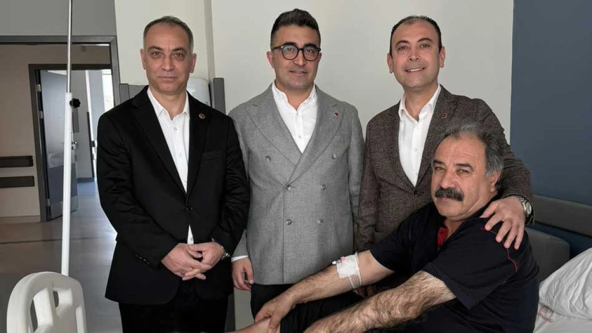 CHP KOCAELİ'NİN DARICALI KURMAYI EKİNCİ HASTANEYE KALDIRILDI