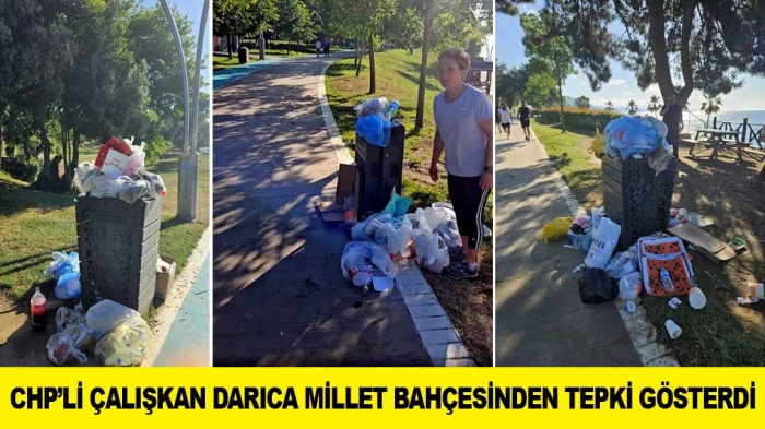 CHP&rsquo;Lİ &Ccedil;ALIŞKAN DARICA MİLLET BAH&Ccedil;ESİNDEN TEPKİ G&Ouml;STERDİ