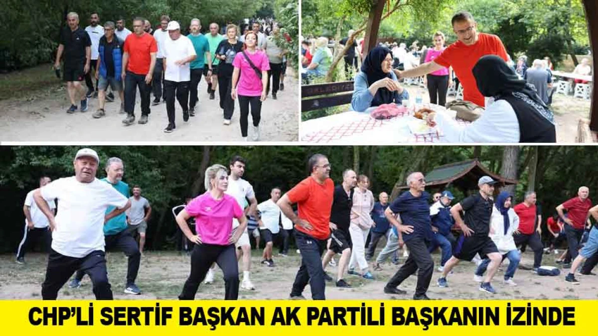 CHP&rsquo;Lİ SERTİF BAŞKAN AK PARTİLİ BAŞKANIN İZİNDE
