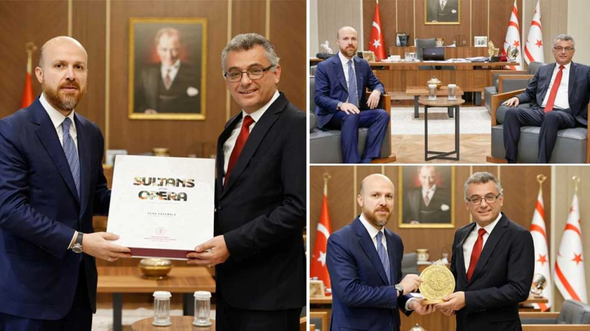 CUMHURBAŞKANI ERHÜRMAN BİLAL ERDOĞAN'I KABUL ETTİ