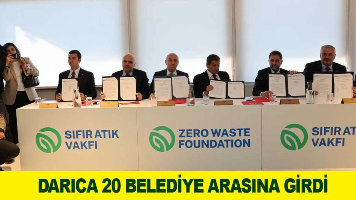 DARICA 20 BELEDİYE ARASINA GİRDİ