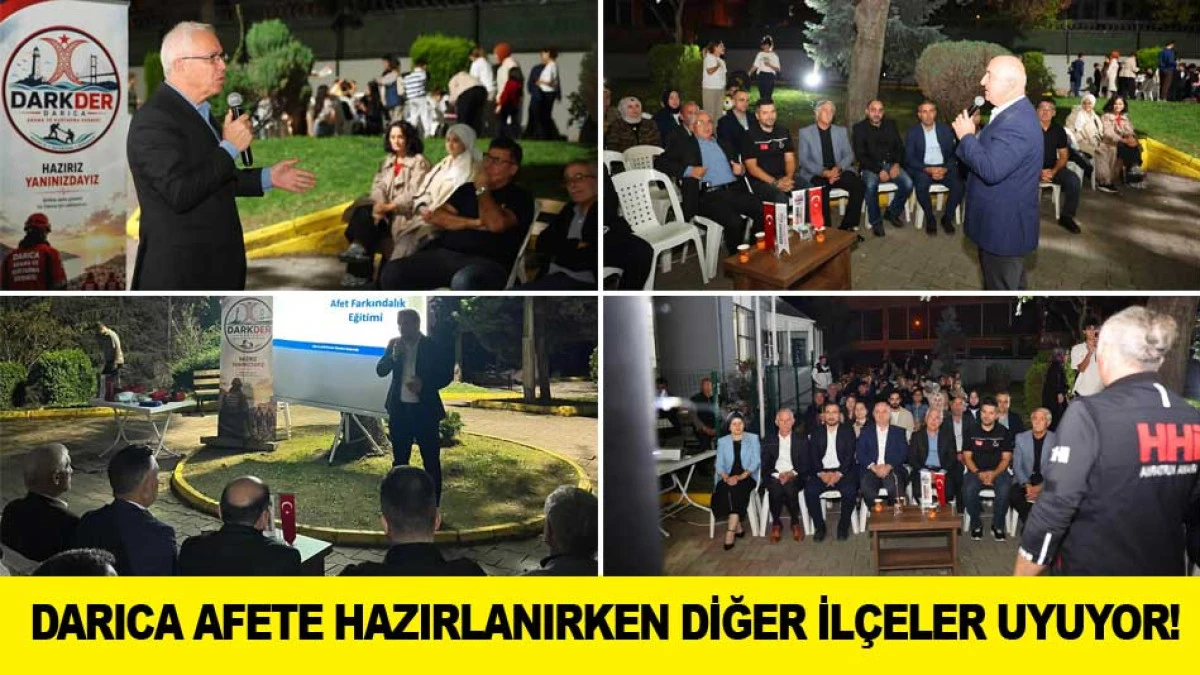 DARICA AFETE HAZIRLANIRKEN DİĞER İL&Ccedil;ELER UYUYOR!