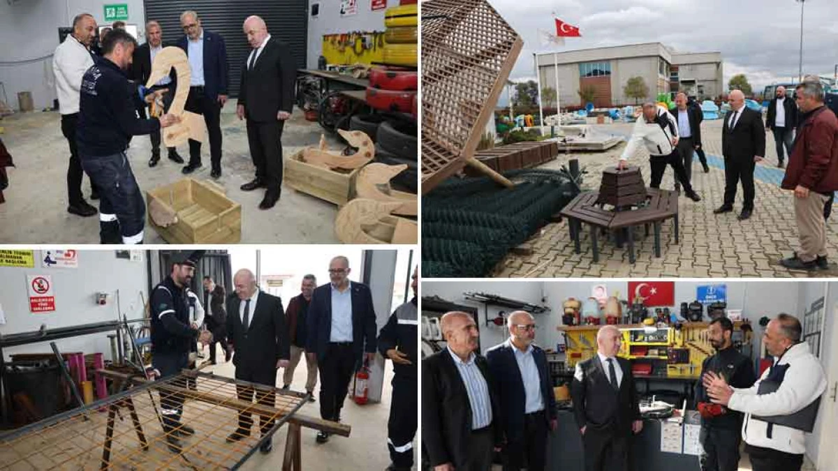 DARICA BELEDİYESİ MOBİLYALARINI KENDİ B&Uuml;NYESİNDE &Uuml;RETİYOR