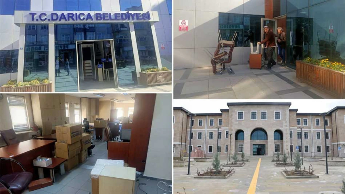 DARICA BELEDİYESİ YENİ YERİNE TAŞINDI