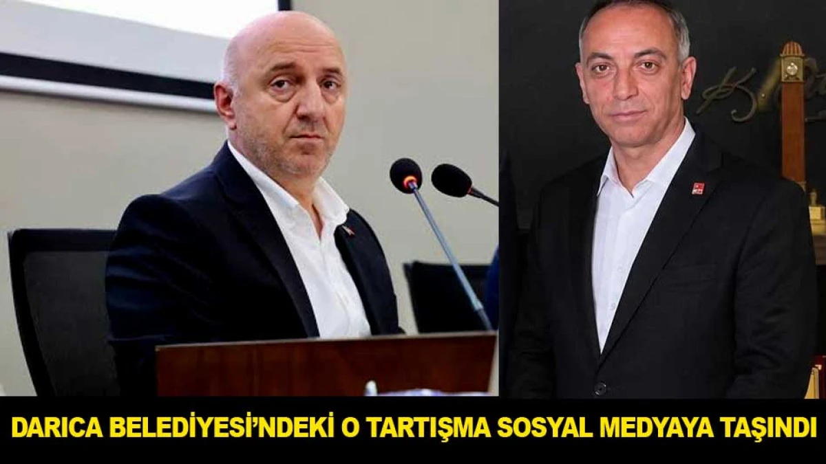 DARICA BELEDİYESİ&rsquo;NDEKİ O TARTIŞMA SOSYAL MEDYAYA TAŞINDI