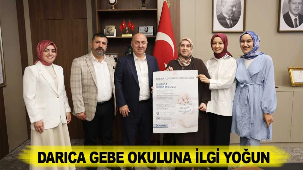 DARICA GEBE OKULUNA İLGİ YOĞUN