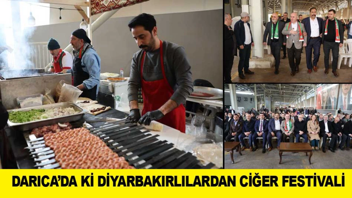 DARICA&rsquo;DA Kİ DİYARBAKIRLILARDAN CİĞER FESTİVALİ