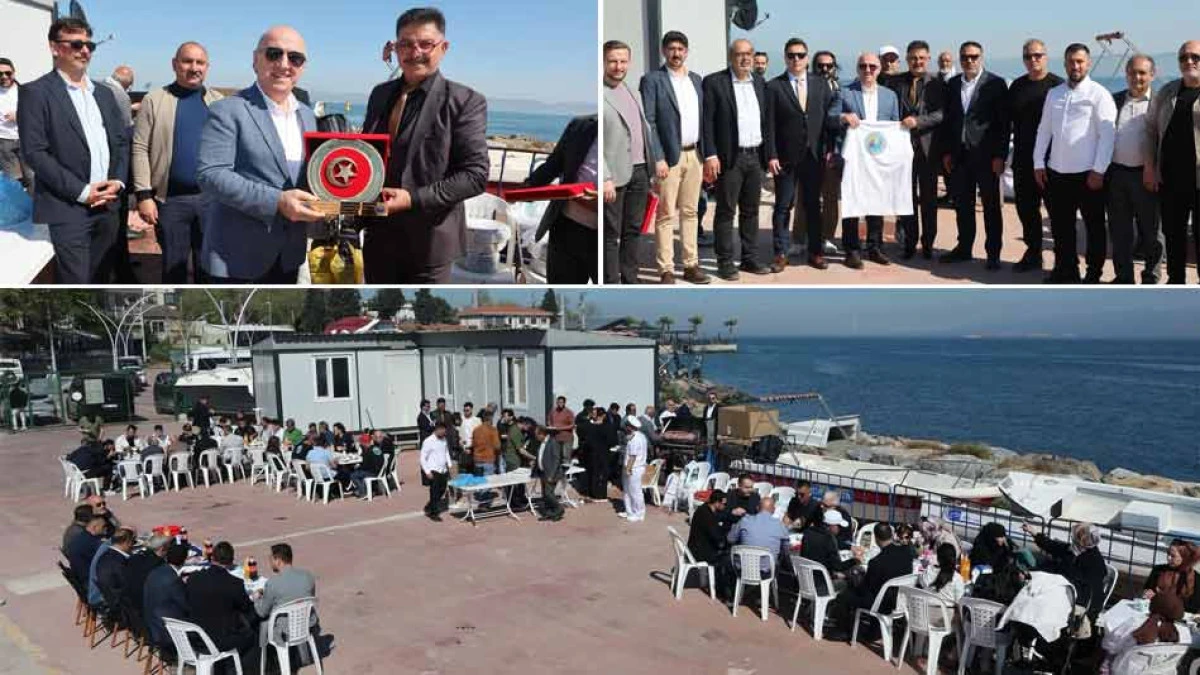 DARICALI AMAT&Ouml;R BALIK&Ccedil;ILAR BAŞKAN BIYIK'A JEST YAPTI