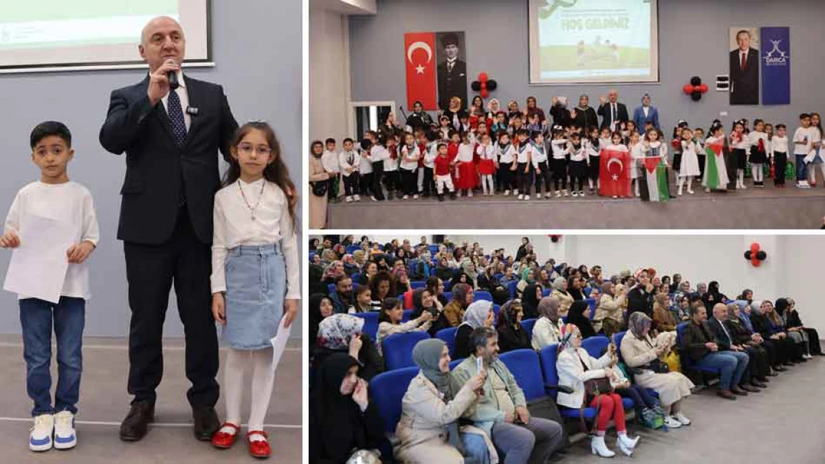 Darıcalı çocuklar Gazze için sahneye çıktı