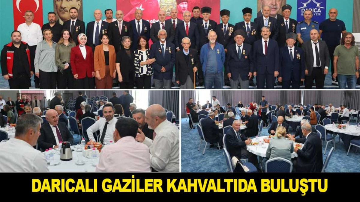 DARICALI GAZİLER KAHVALTIDA BULUŞTU