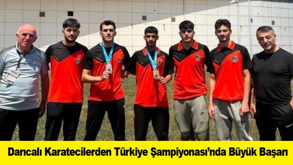Darıcalı Karatecilerden T&uuml;rkiye Şampiyonası&rsquo;nda B&uuml;y&uuml;k Başarı