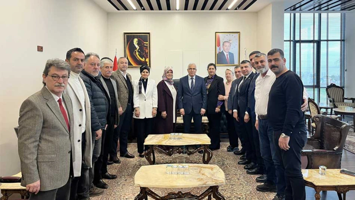 DARICALI MUHTARLAR YENİ KAYMAKAMLIKTA