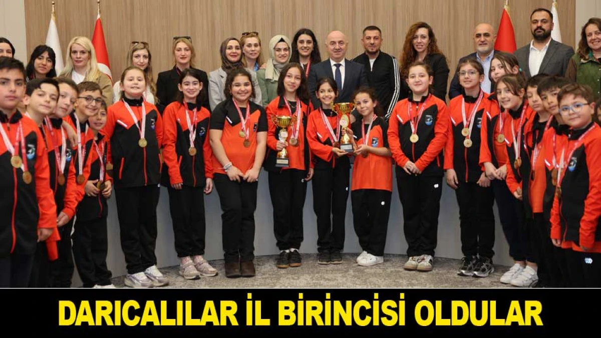 DARICALILAR İL BİRİNCİSİ OLDULAR