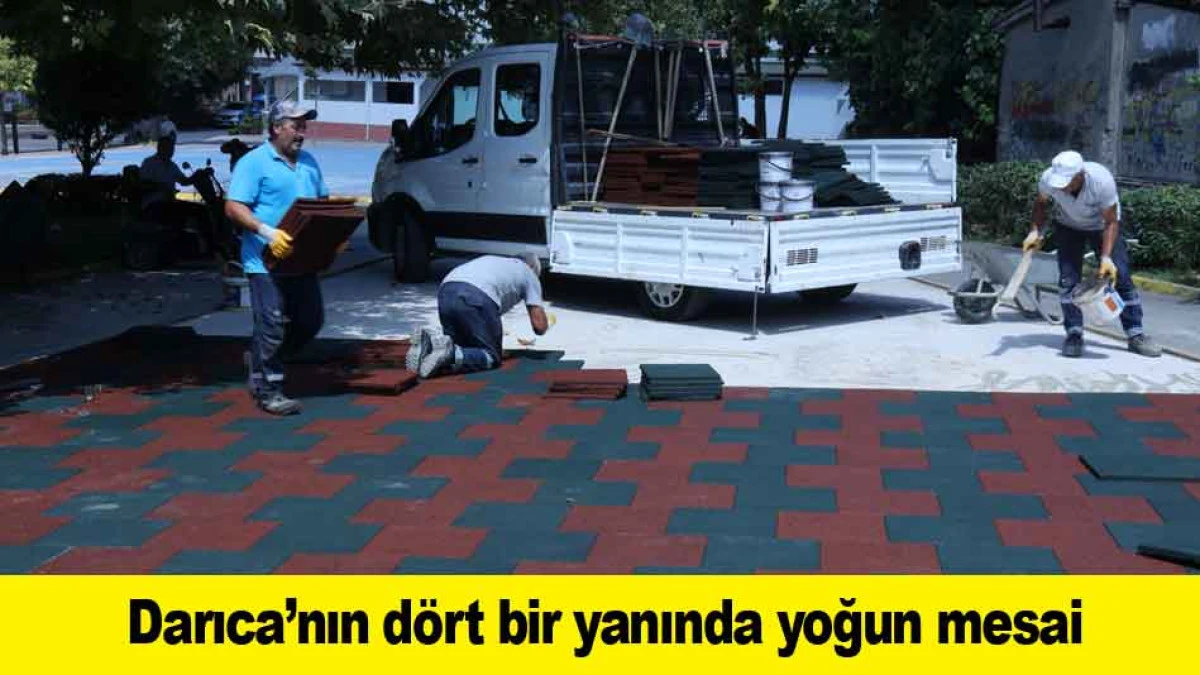 Darıca&rsquo;nın d&ouml;rt bir yanında yoğun mesai