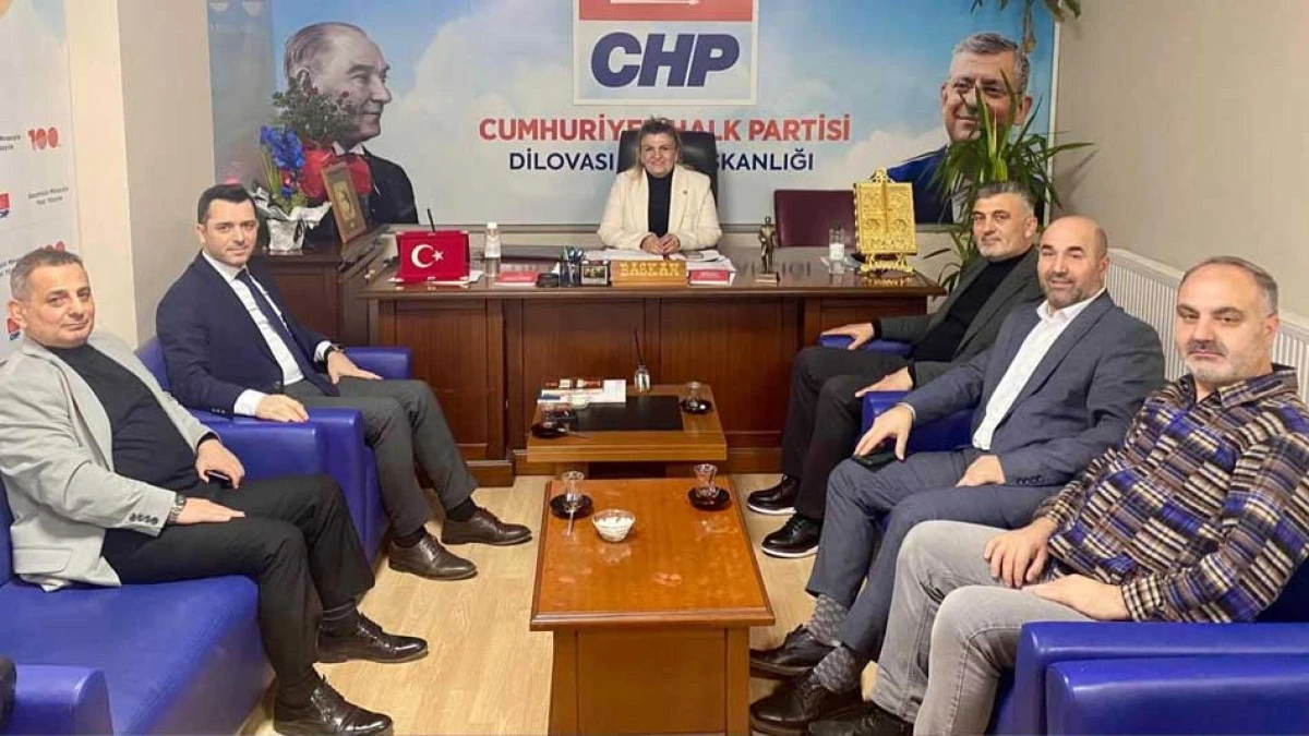 DİLOVALI DERNEK BAŞKANLARINDAN BAŞKAN PIRTI'YA ZİYARET