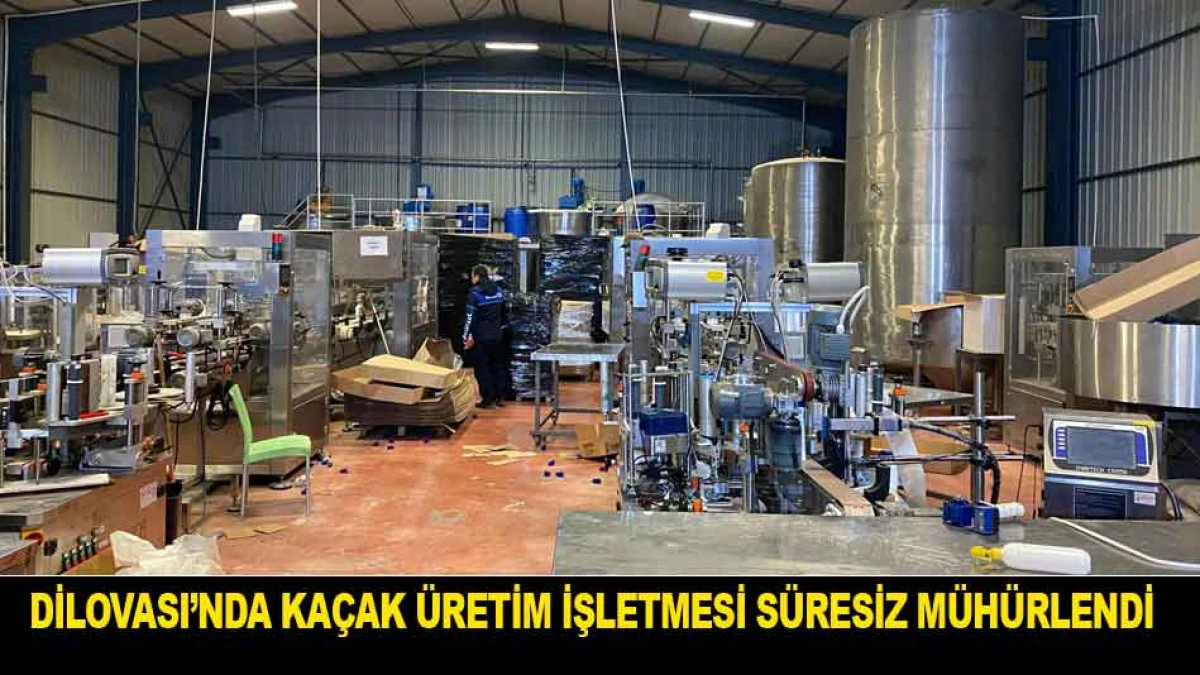 DİLOVASI&rsquo;NDA KA&Ccedil;AK &Uuml;RETİM İŞLETMESİ S&Uuml;RESİZ M&Uuml;H&Uuml;RLENDİ