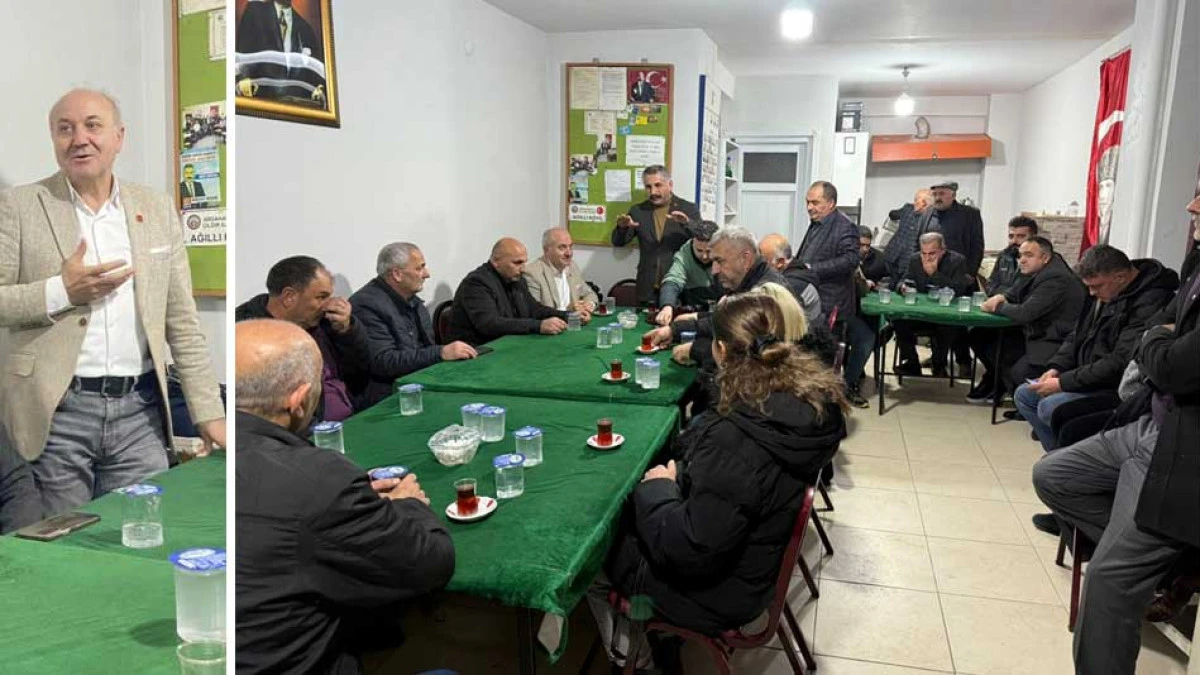 ERDEM ARCAN G&Ouml;KHAN ORHAN'IN K&Ouml;YL&Uuml;LERİNE GİTTİ