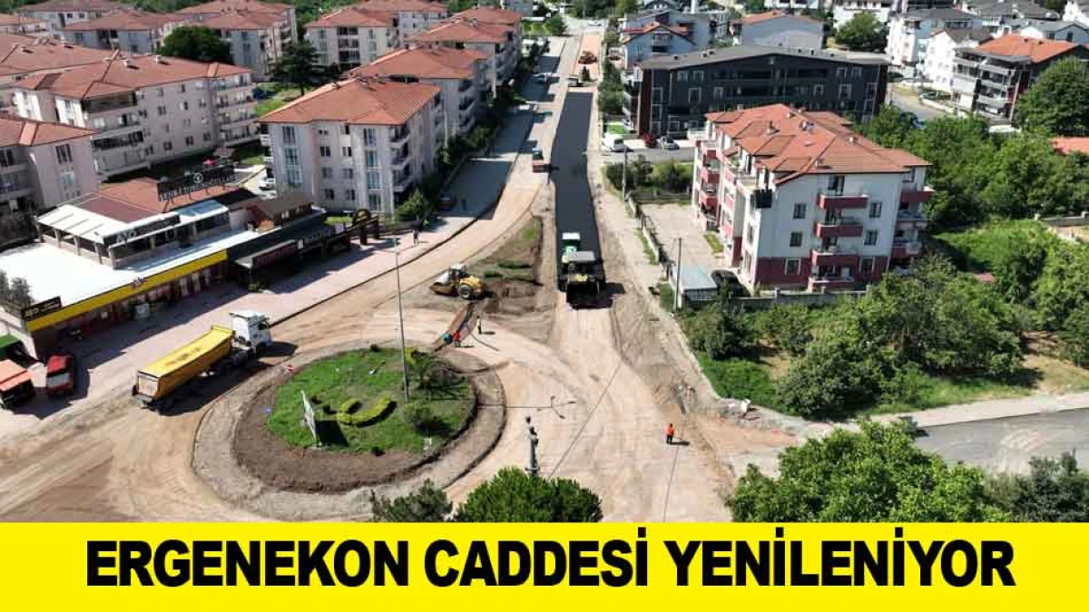 ERGENEKON CADDESİ YENİLENİYOR