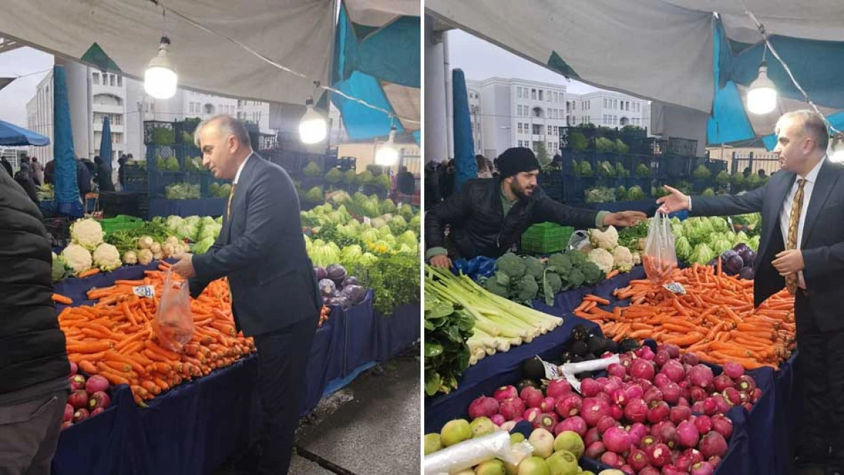 ERKAN BAŞKAN CUMA PAZARINDAN İSYANI BASTI