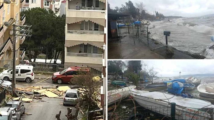 FIRTINA GEBZE'Yİ FENA VURDU