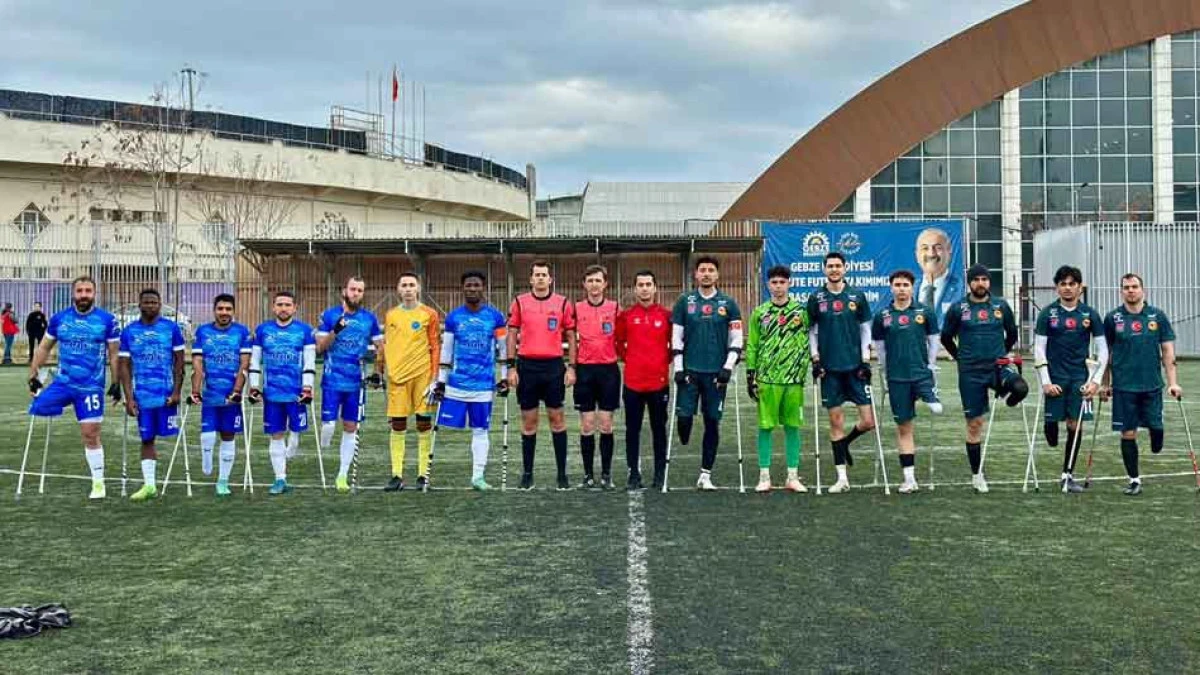 Gebze Belediyesi Ampute Futbol&rsquo;dan Bir Galibiyet Daha