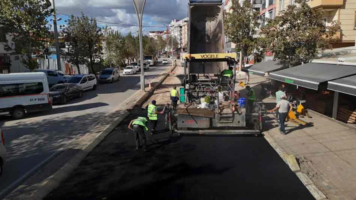 GEBZE BELEDİYESİ ASFALTLADI