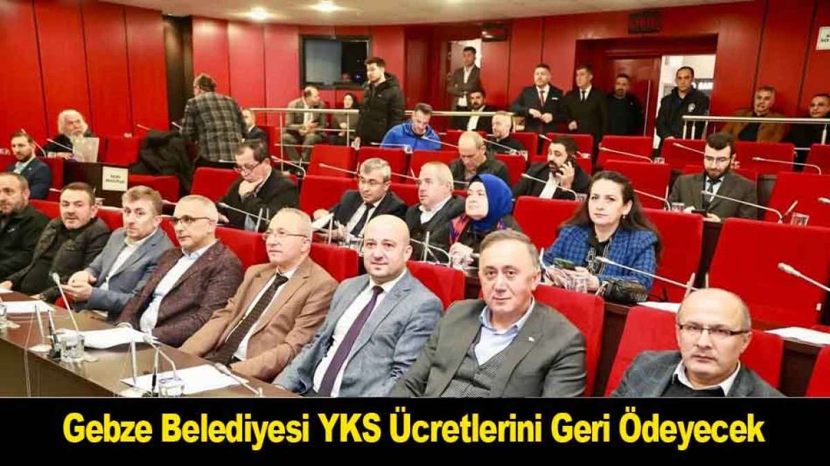 Gebze Belediyesi YKS &Uuml;cretlerini Geri &Ouml;deyecek